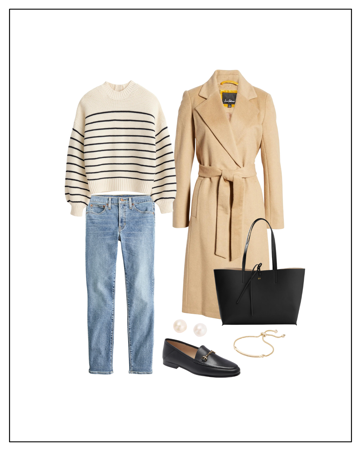 5 Ways to Wear a Black & White Striped Sweater - This is our Bliss