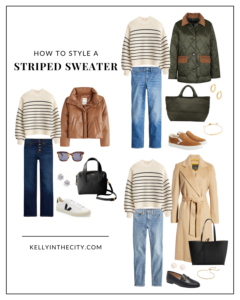 How to Style a Striped Sweater