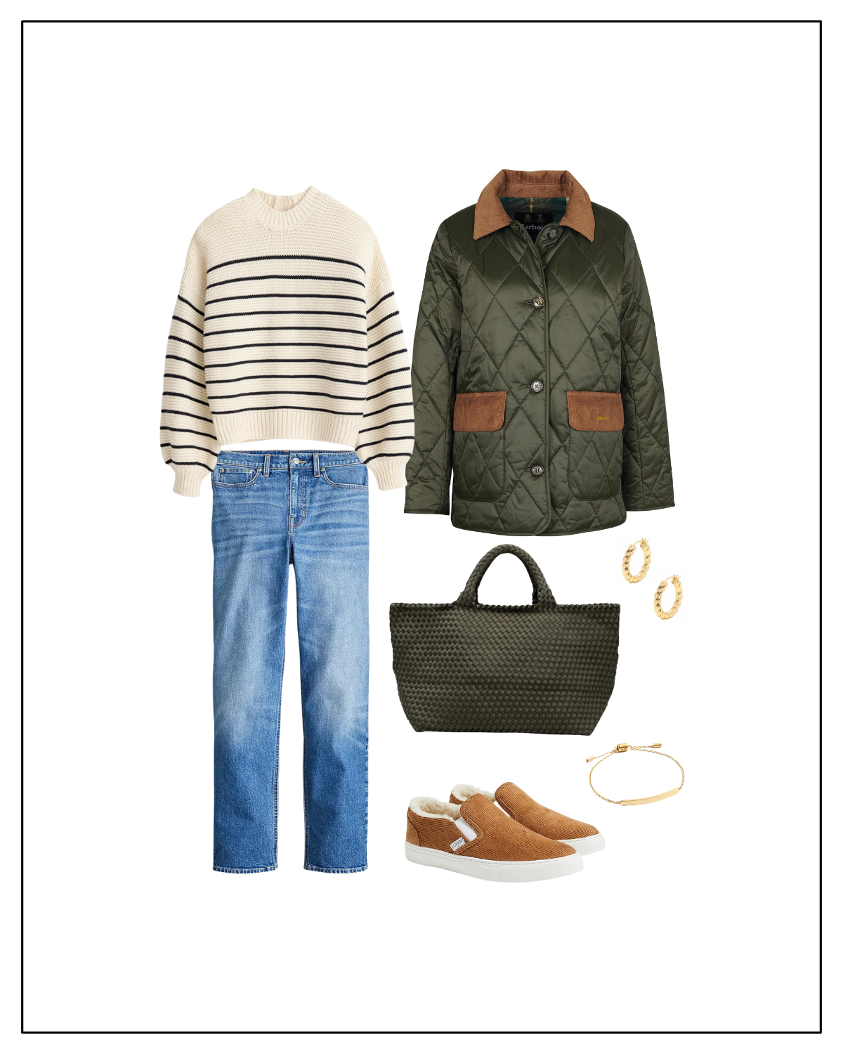 10 Striped Sweater Outfit Ideas