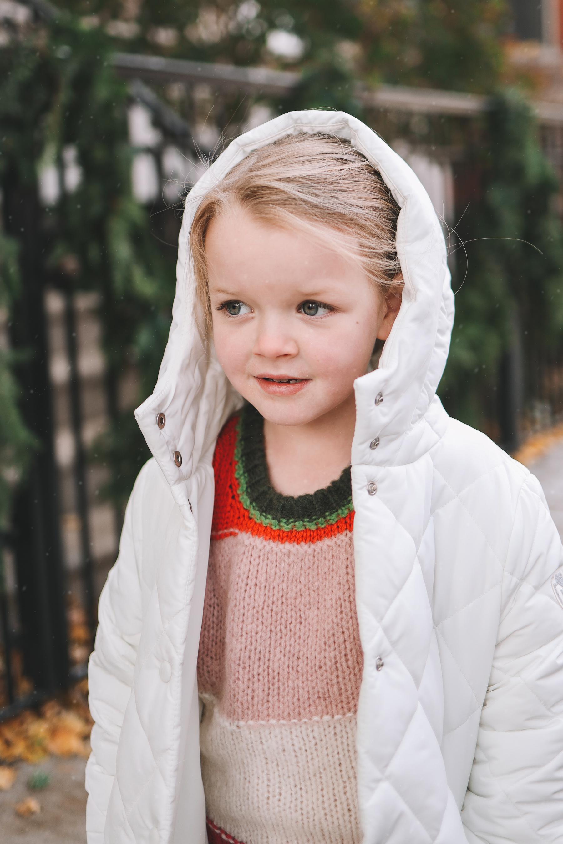 The First Snow wearing MonnaLisa