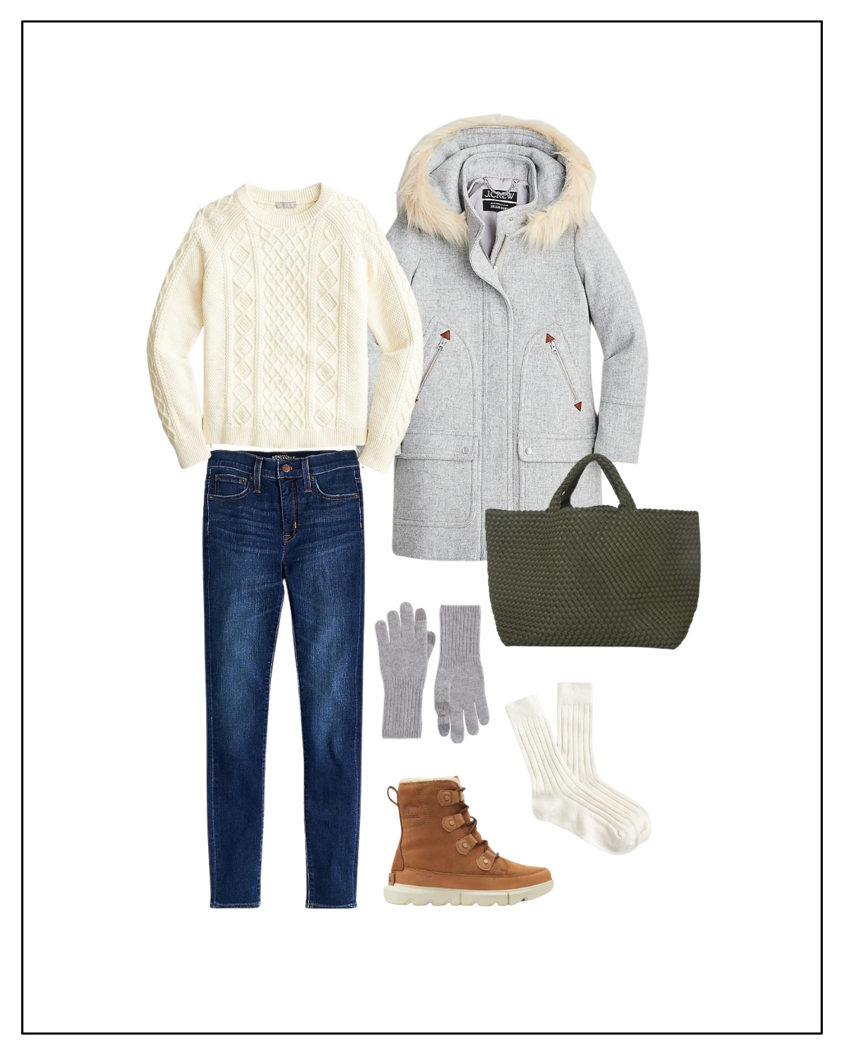 Snow Day Warm Winter Outfit Ideas