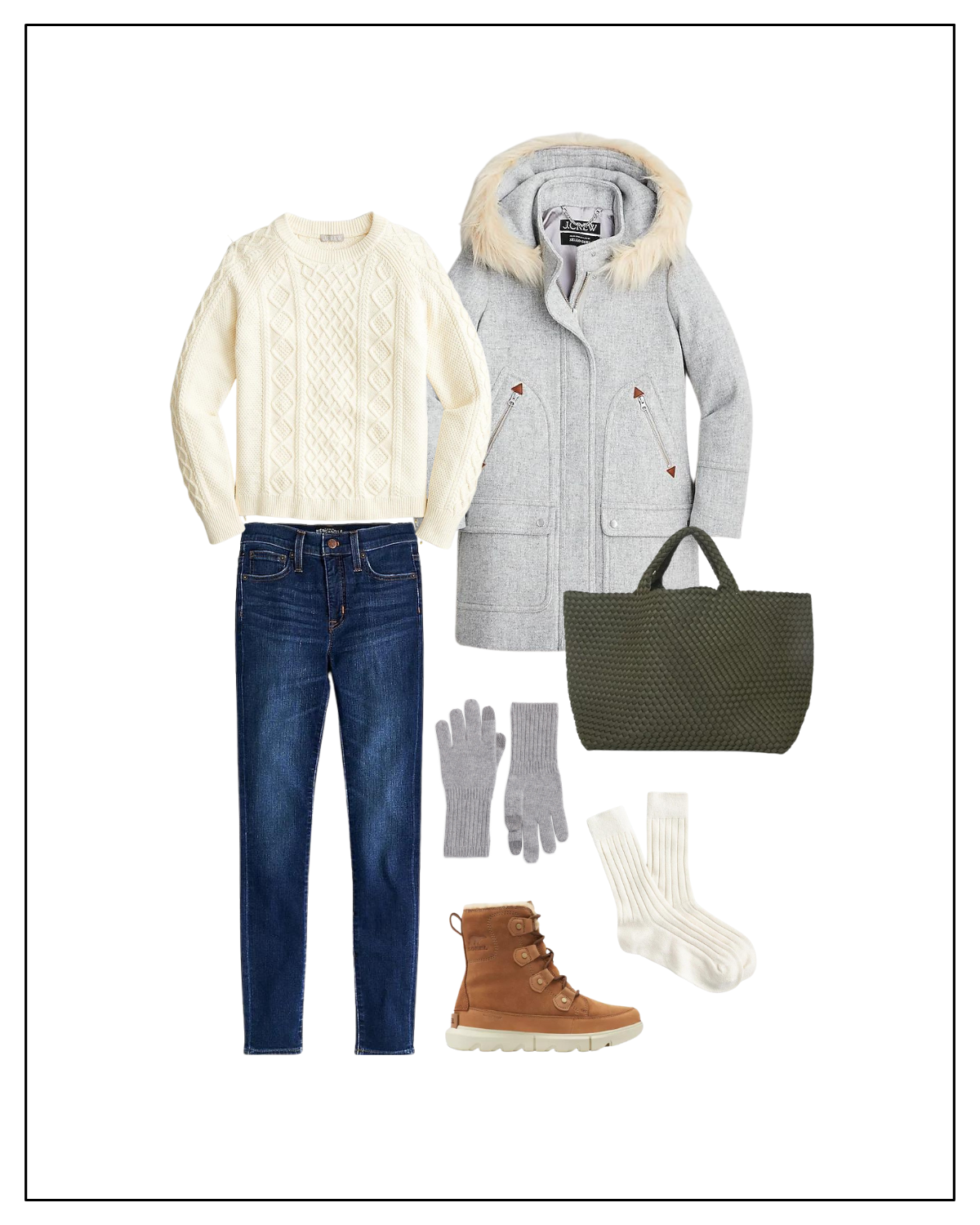 Warm winter hot sale outfit ideas