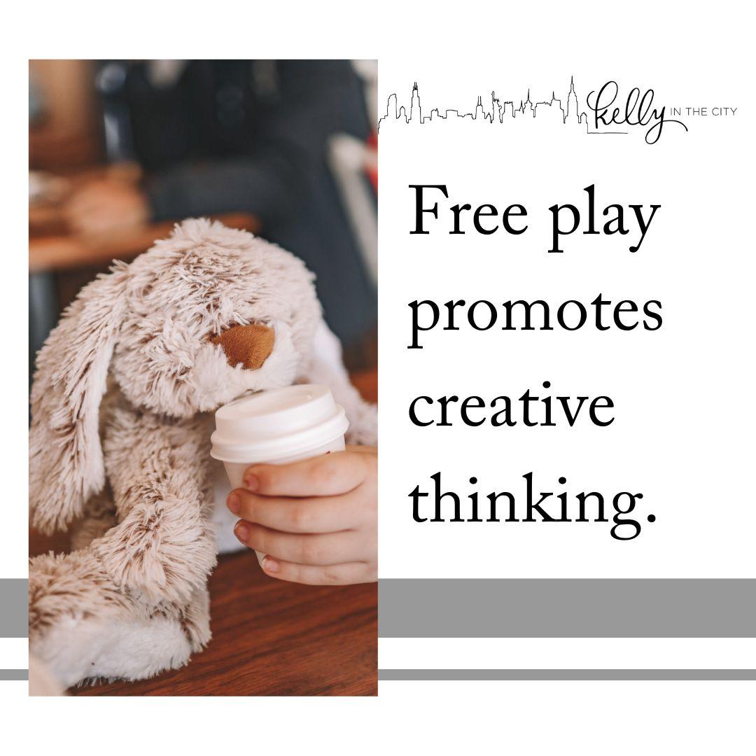 Free play promotes creative thinking