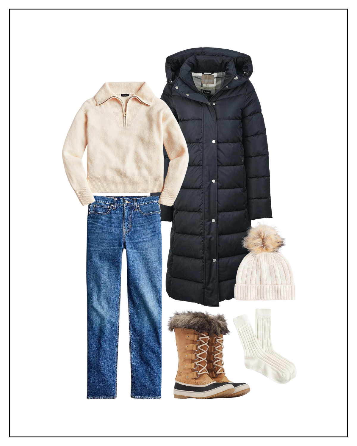 Snow Day Winter Layering Outfit Ideas
