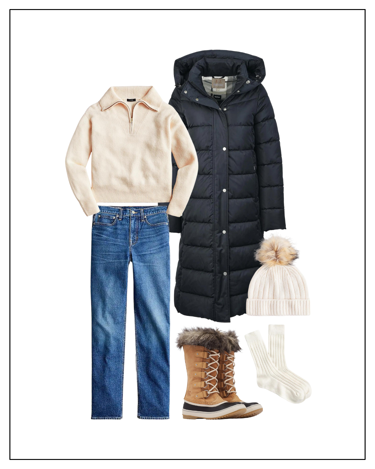 Winter Outfit Inspiration: Snowy Day Style