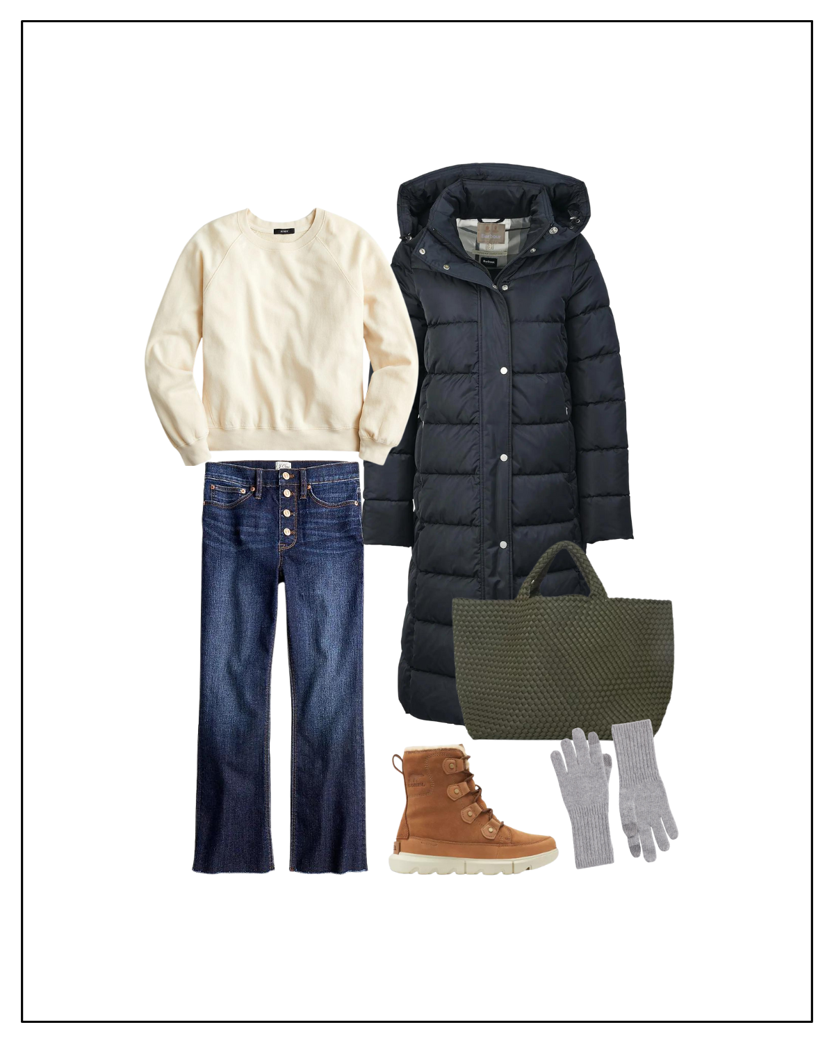 Winter walk outfit