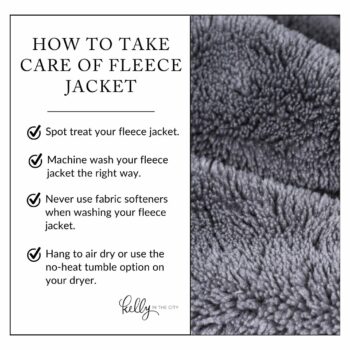 How To Take Care Of Fleece Jacket | Kelly in the City