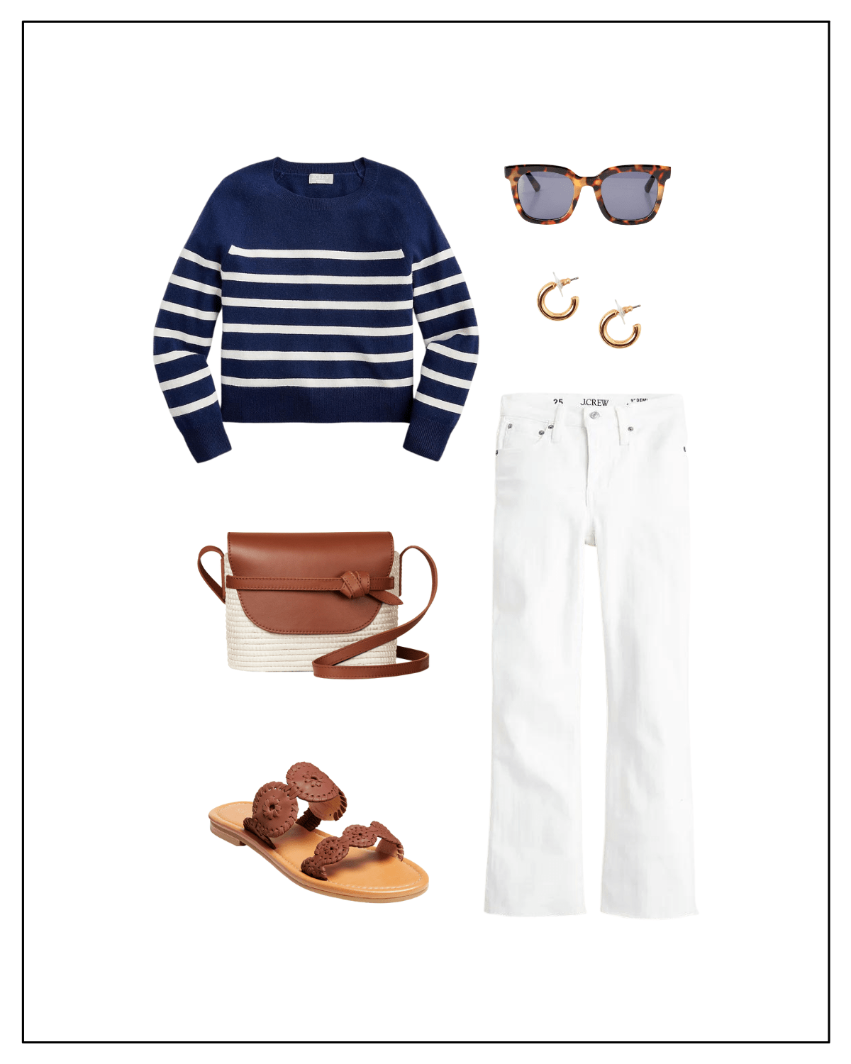 Striped Sweater Spring Break Outfit Ideas