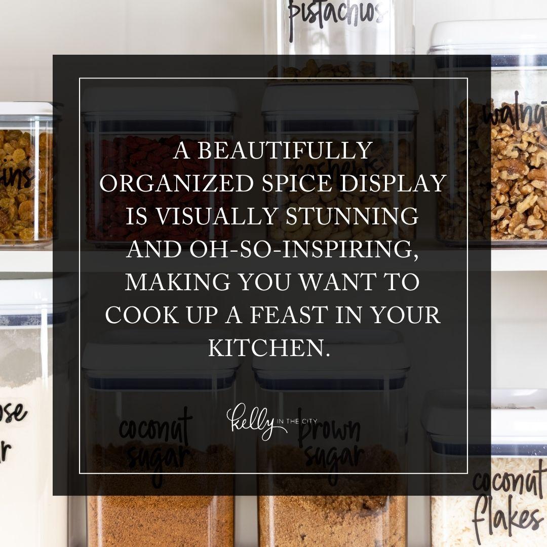 spice display organization