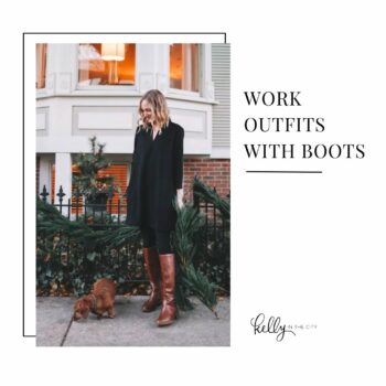work outfits with boots