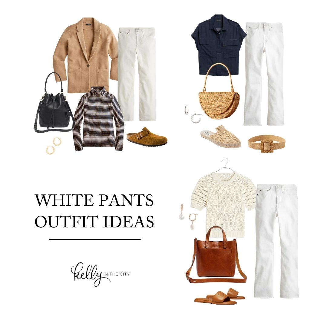 white pants outfit ideas