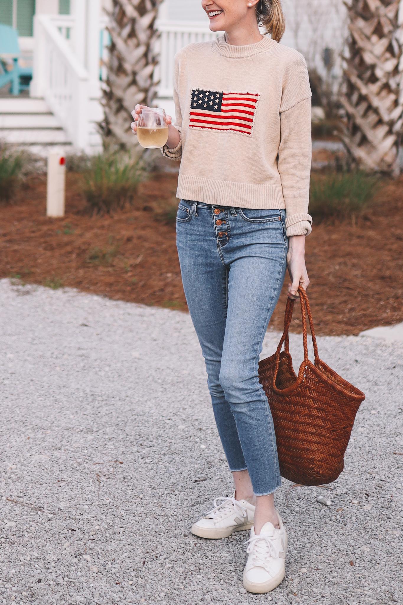Cropped Sweater with skinny jeans