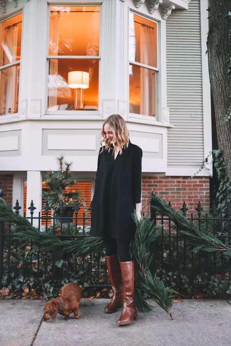 Business casual outlet outfits with boots