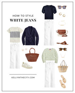How to Style White Jeans