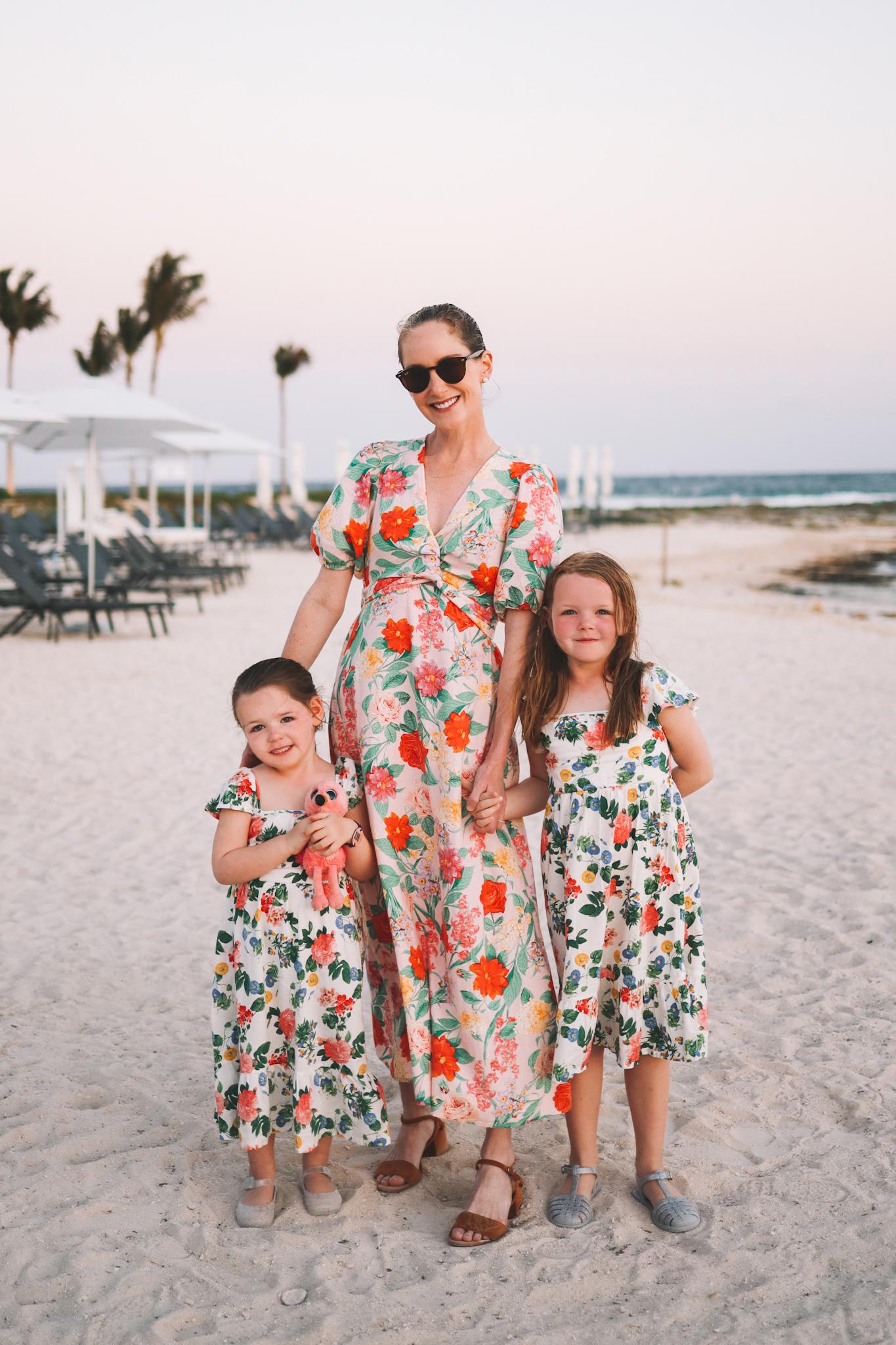 Old navy mother store daughter matching dresses