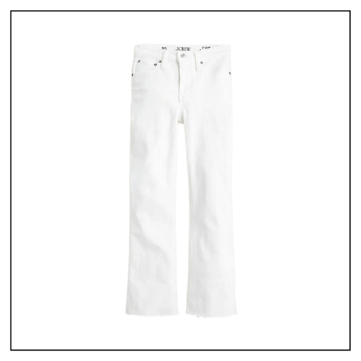 White Jeans, demi-boot jeans, White denim