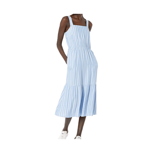 striped midi dress Amazon Fashion Finds