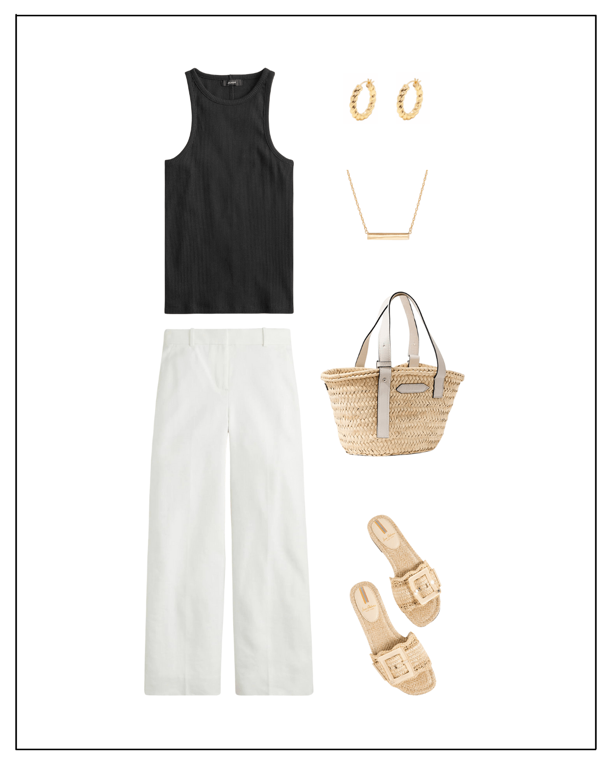 How to Style White Linen Pants