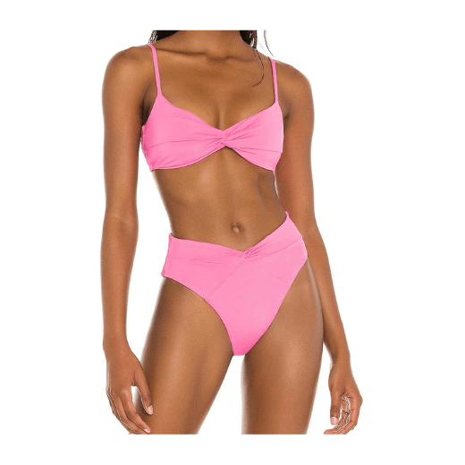Swimwear Pink twist bikini