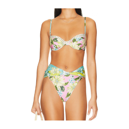 floral bikini swimwear