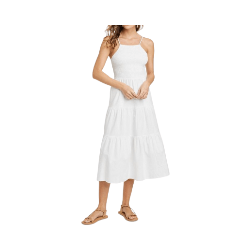 White Midi Dress Summer Dresses Under $50