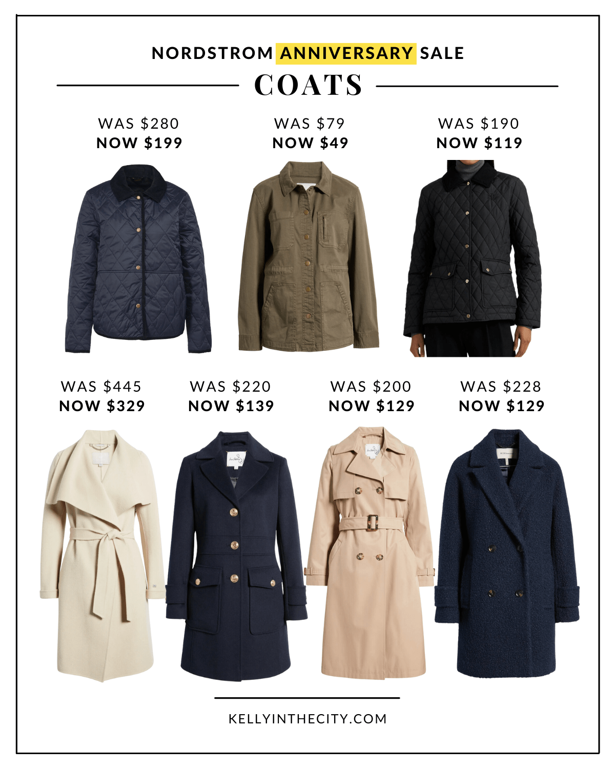 2023 Nordstrom Anniversary Sale Coats and Jackets