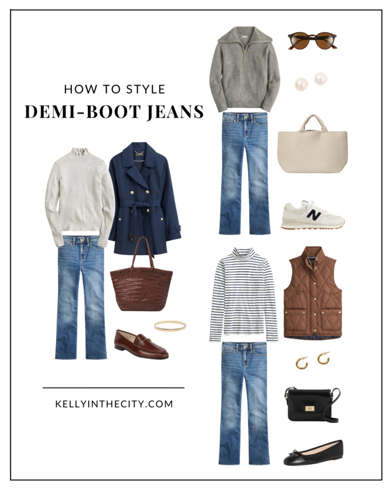 How to Style Demi-Boot Jeans for Fall