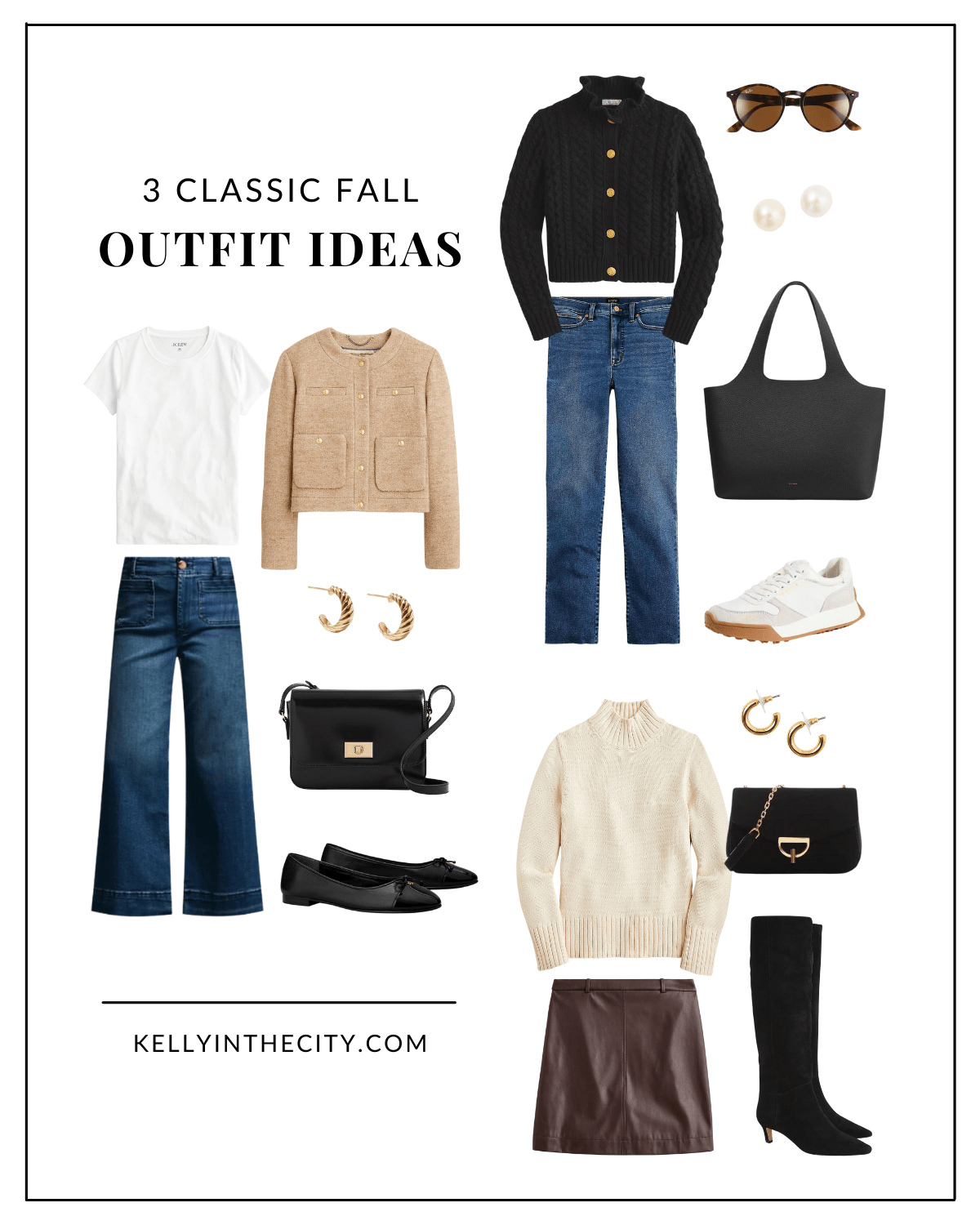 3 Classic Fall Outfit Ideas