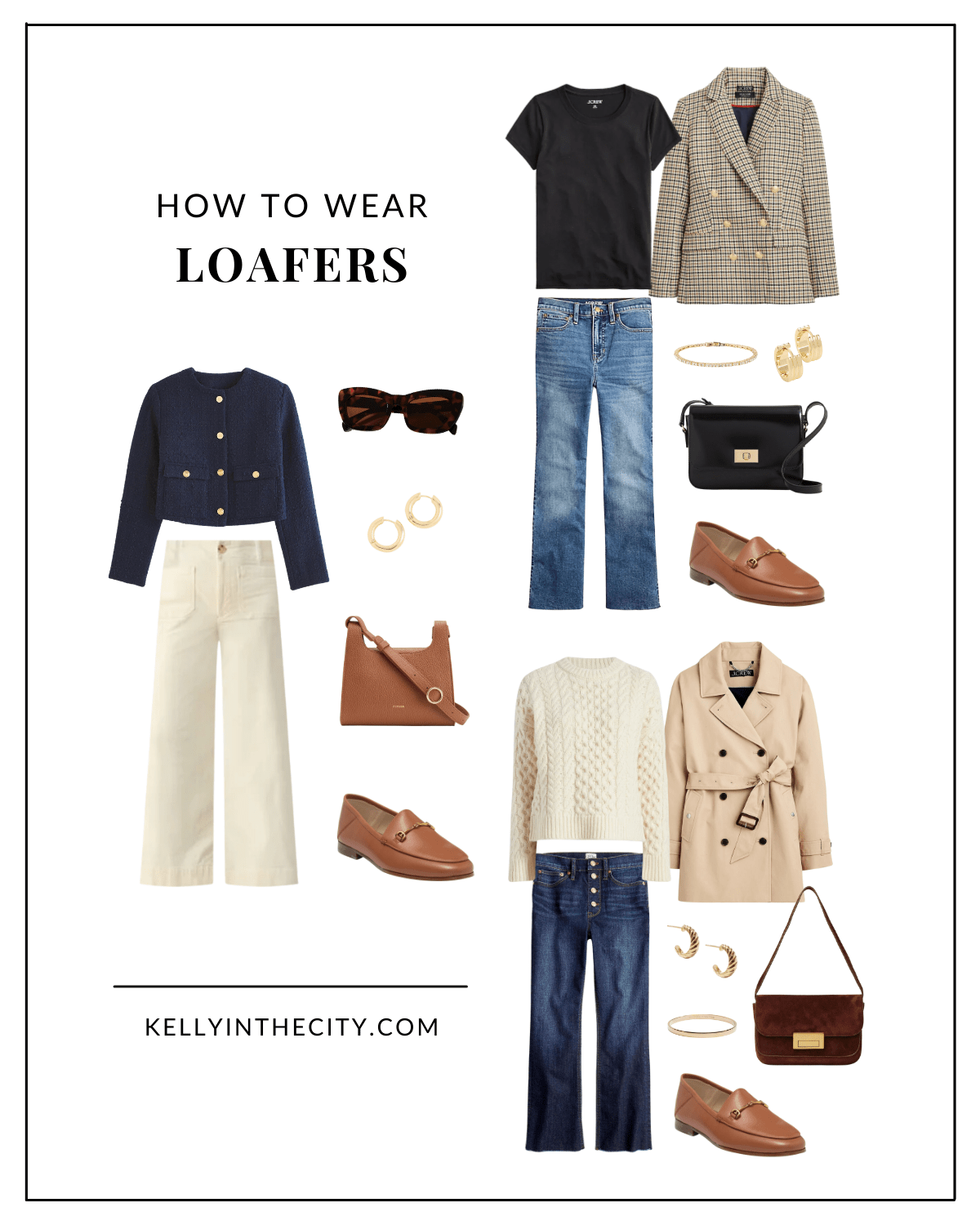 How to Style Leather Loafers