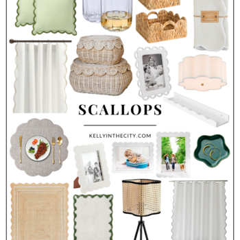 Scalloped Home Decor (Mostly) Under $40 on Amazon